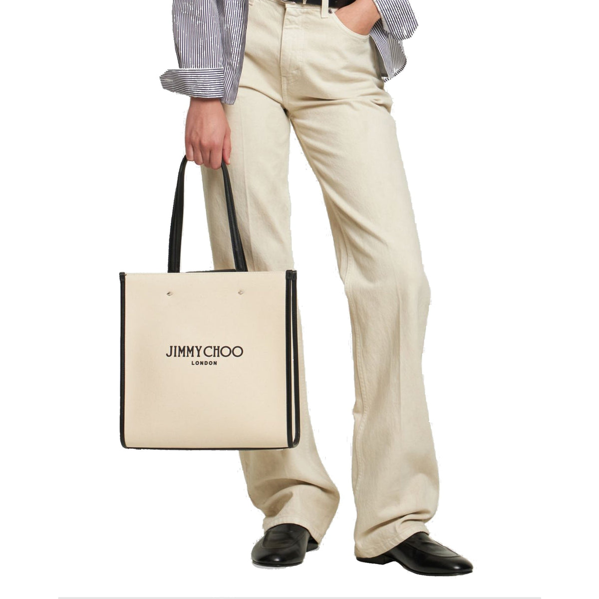 JIMMY CHOO Jimmy Choo Medium Logo Tote Bag Women
