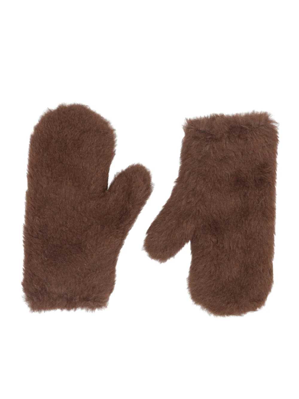 MAX MARA Max Mara Women Mxaombrato4 Brown Gloves
