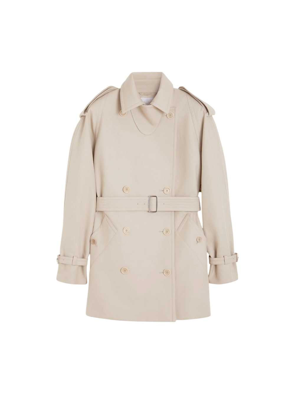 MAX MARA Max Mara Women Short Cotton Duster Coat - Sand