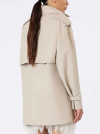 MAX MARA Max Mara Women Short Cotton Duster Coat - Sand