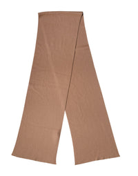 Dolce & Gabbana Brown Cashmere Knitted Neck Wrap Shawl Men's Scarf