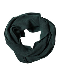 Dolce & Gabbana Green Cashmere Knitted Neck Wrap Shawl Men's Scarf