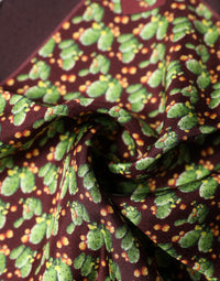 Dolce & Gabbana Brown Cactus Print Square Handkerchief Men's Scarf