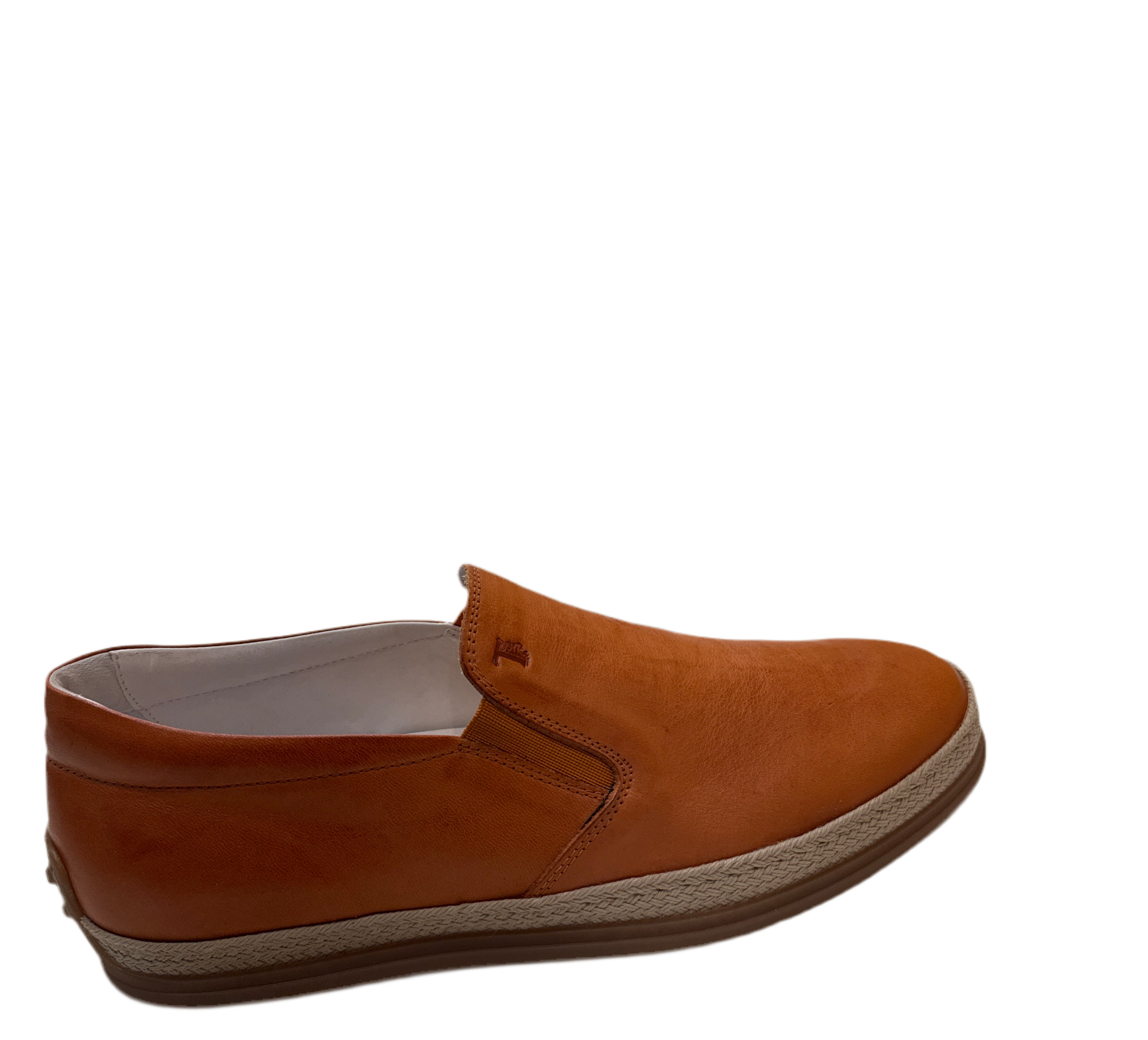 Tods Leather Espadrille Slip-On Loafers
