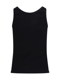 Versace Women Tank Top In Cotton Rib Stretch