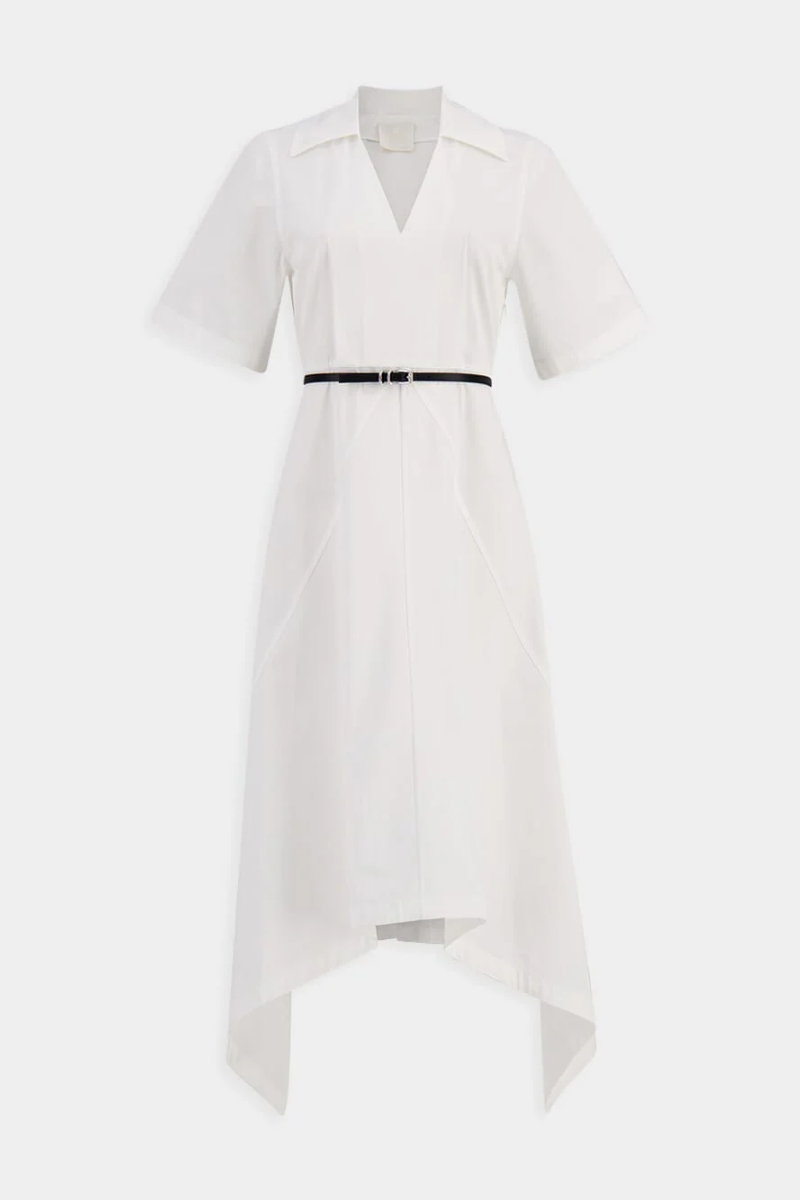Givenchy Long Voyou Dress_White