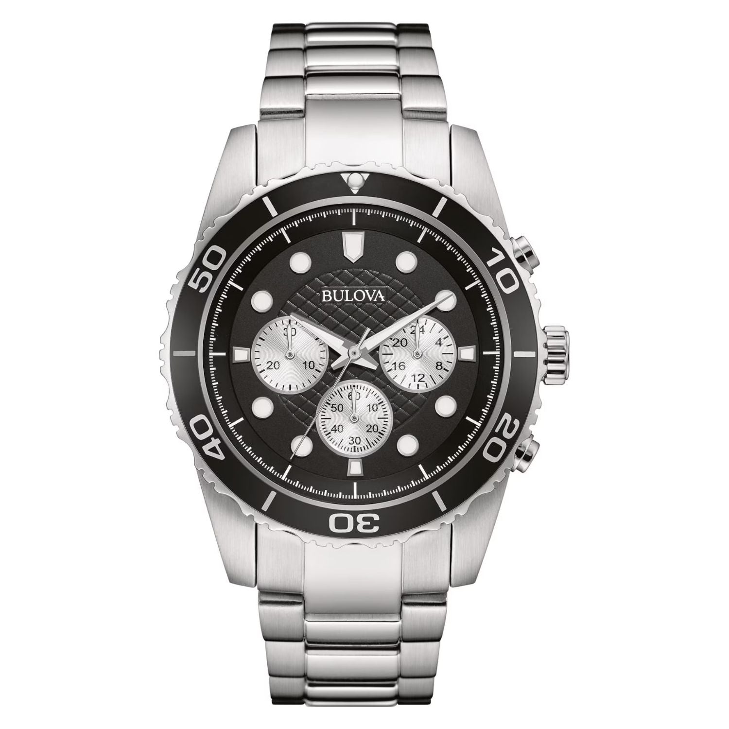 Bulova Bulova Men's Sport Black Dial Watch - 98A154