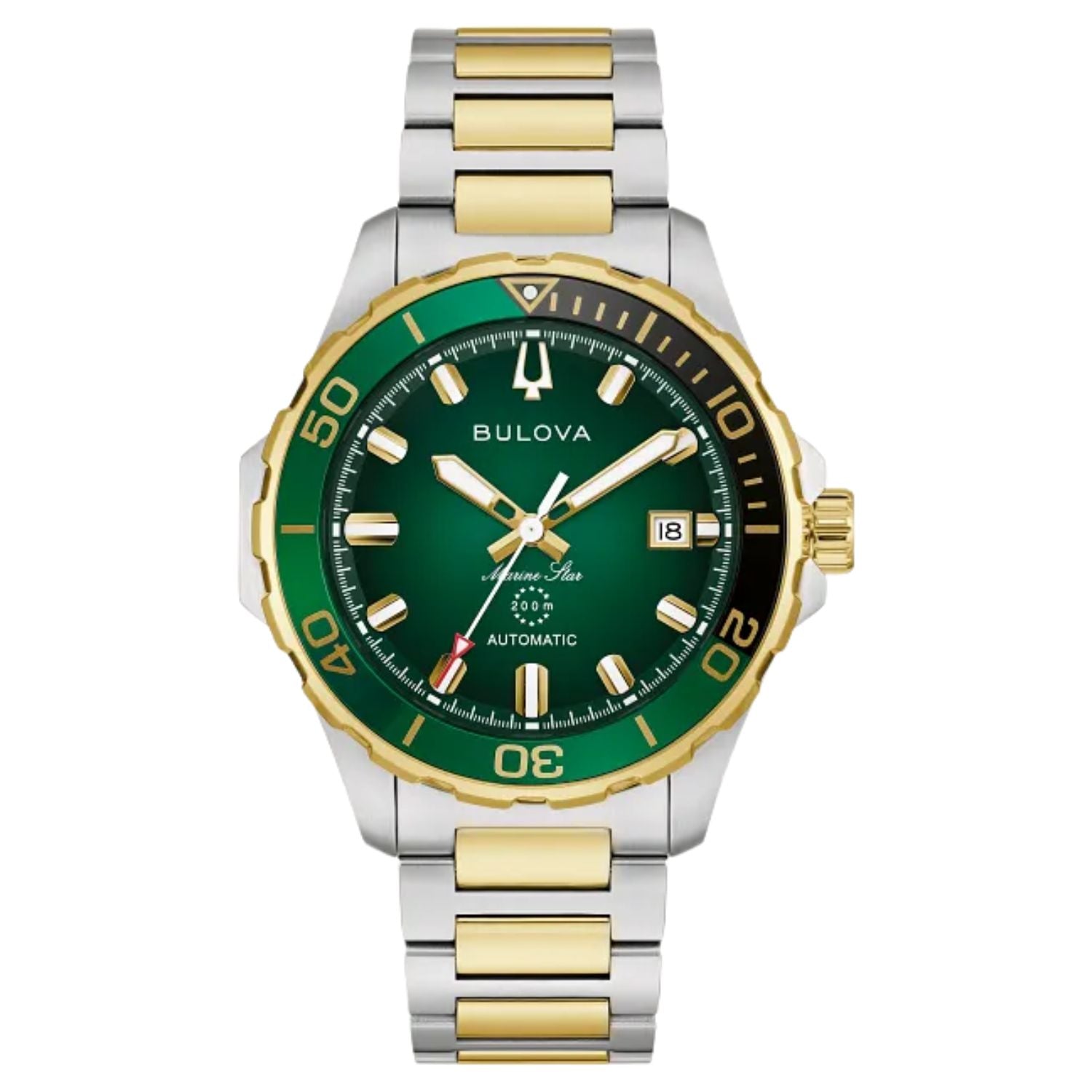 Bulova Bulova Men's Marine Star Green Dial Watch - 98B467