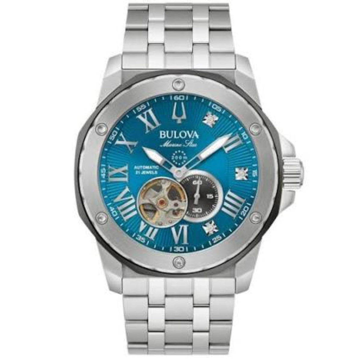 Bulova Bulova Men's Marine Star Blue Dial Watch - 98D184