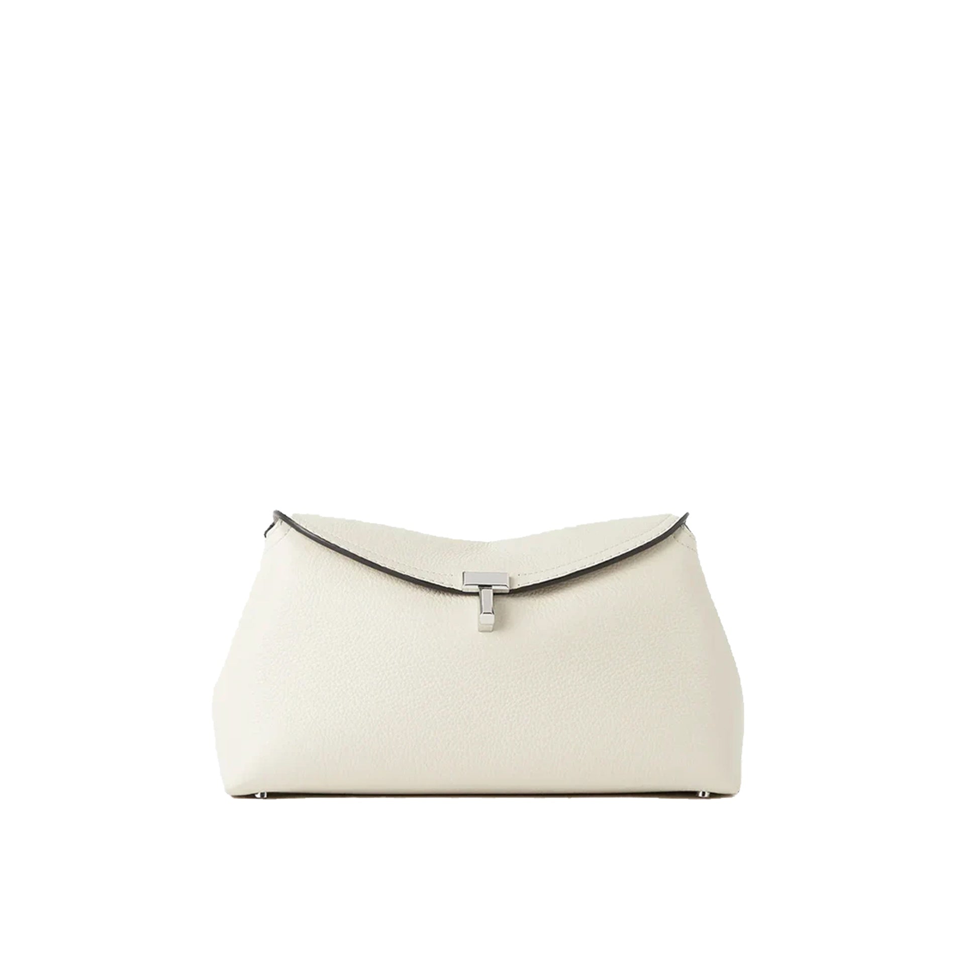 Toteme Toteme T-Lock Leather Clutch Bag Women