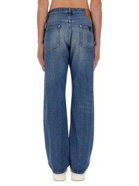 Valentino Men Jeans With Logo Detail