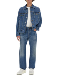 Valentino Men Jeans With Logo Detail
