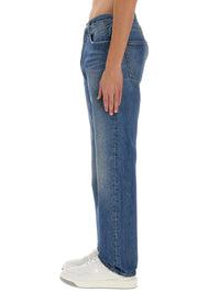 Valentino Men Jeans With Logo Detail
