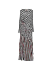 MISSONI Missoni Women Long Striped Dress Embellished With Sequins