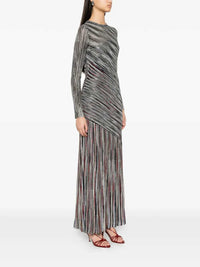 MISSONI Missoni Women Long Striped Dress Embellished With Sequins