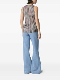 MISSONI Missoni Women Striped Top Decorated With Sequins