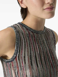 MISSONI Missoni Women Striped Top Decorated With Sequins