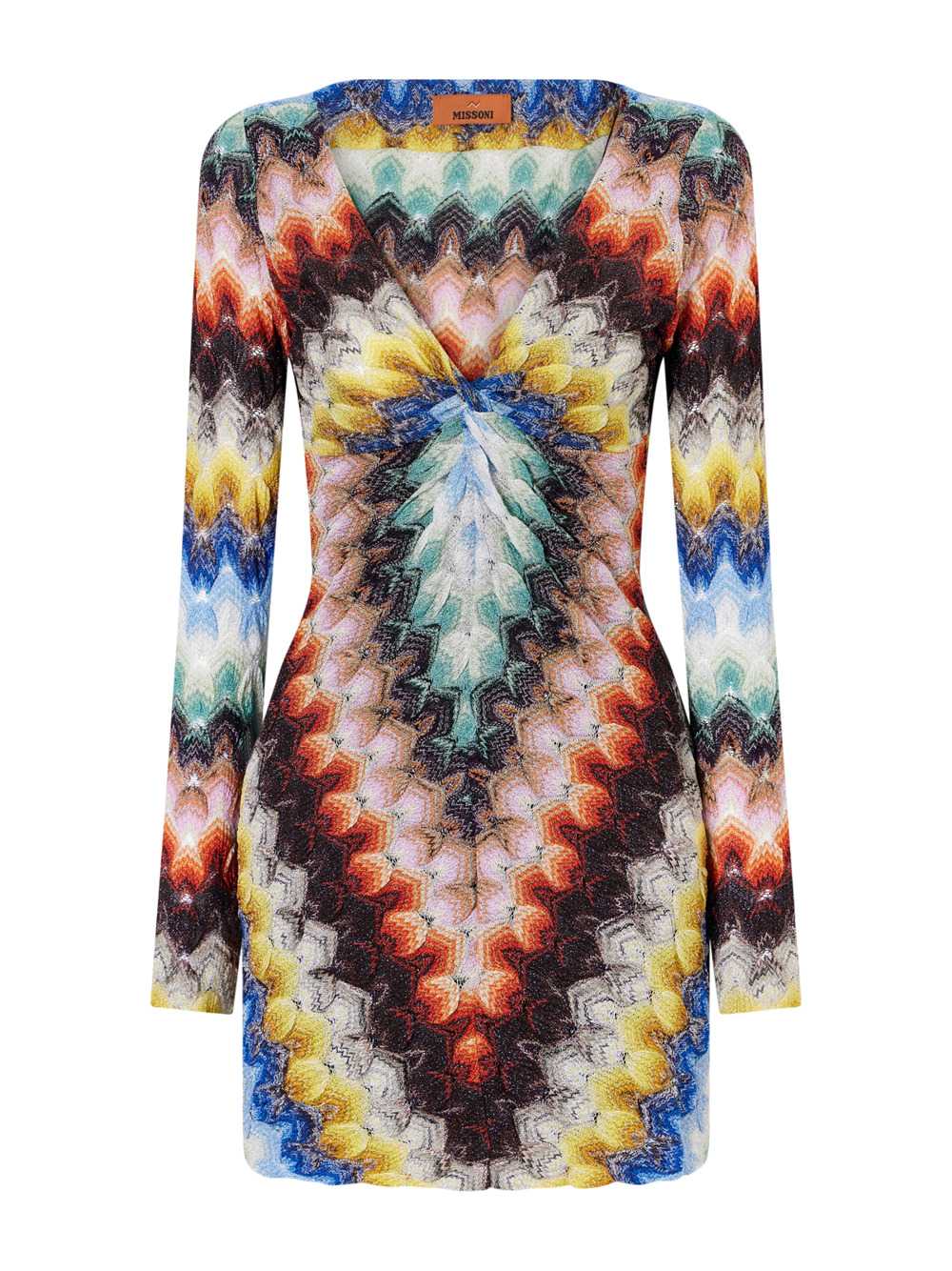 MISSONI Missoni Women Metallic Crochet Mini Dress