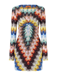 MISSONI Missoni Women Metallic Crochet Mini Dress