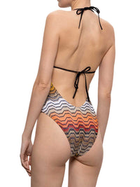 MISSONI Missoni Women Halter-Neck Swimsuit With Zigzag Pattern