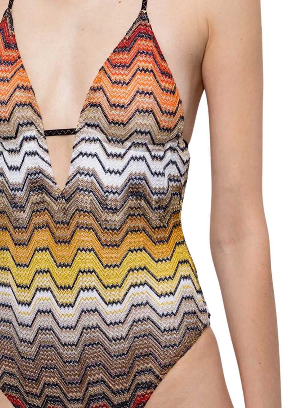 MISSONI Missoni Women Halter-Neck Swimsuit With Zigzag Pattern