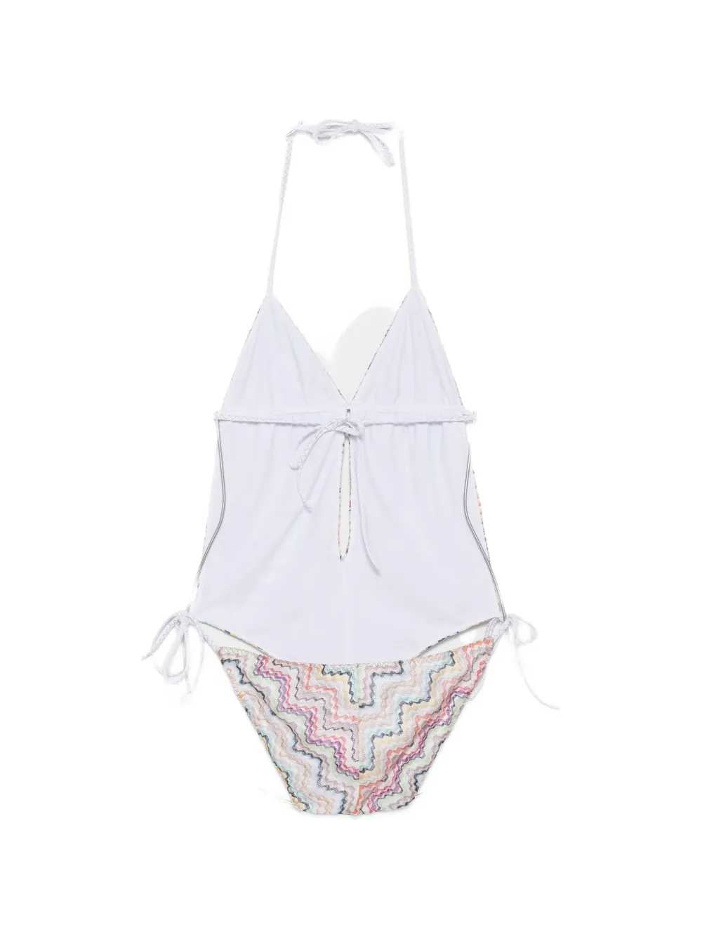 MISSONI Missoni Women Halterneck Swimsuit With Zigzag Knit