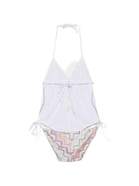 MISSONI Missoni Women Halterneck Swimsuit With Zigzag Knit