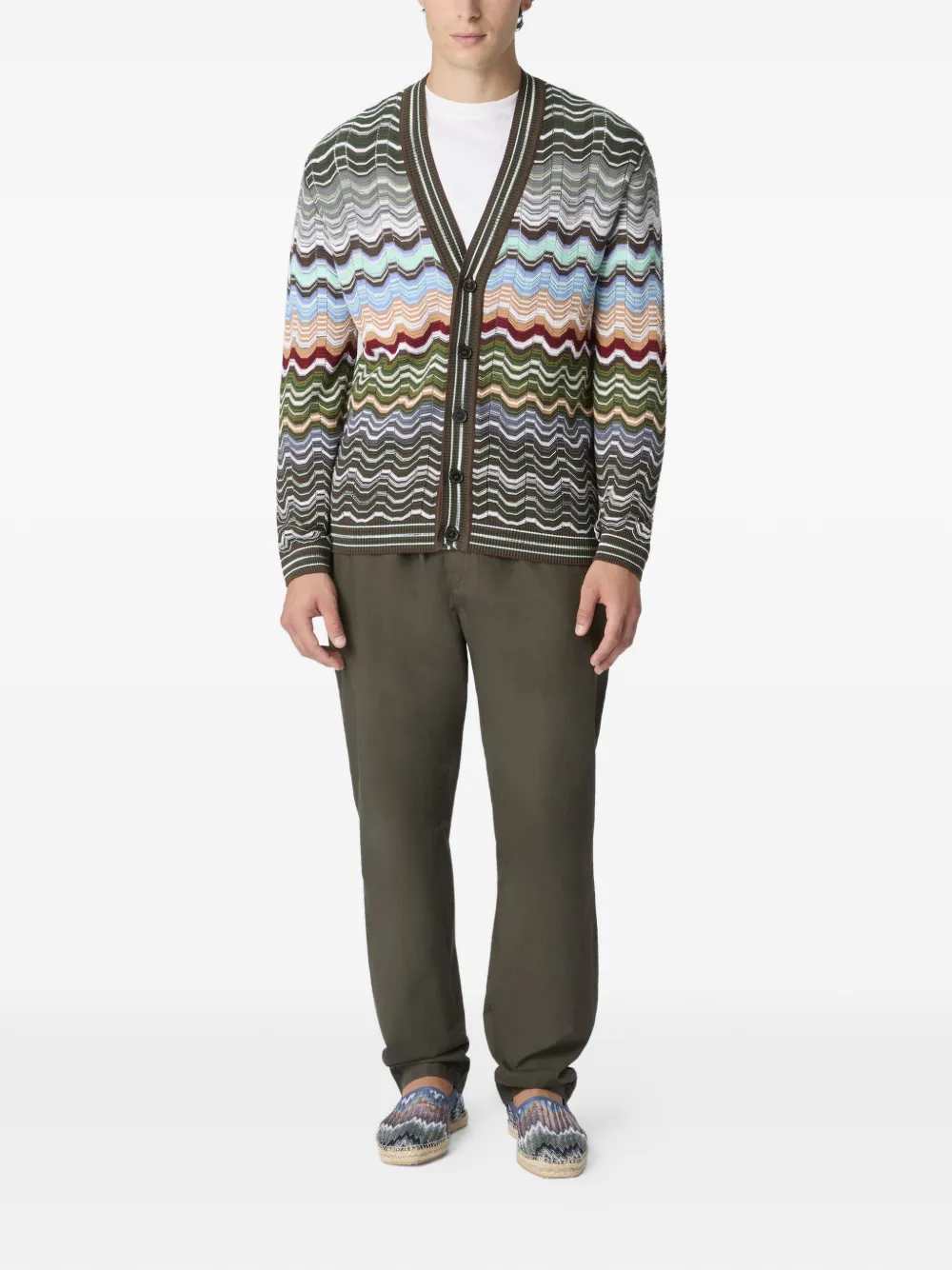 Missoni Men Zigzag Cardigan