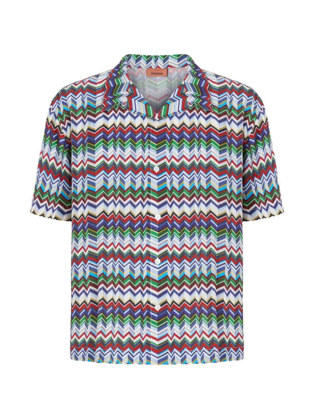 MISSONI Missoni Men Zigzag Button-Up Shirt