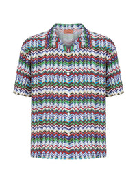 MISSONI Missoni Men Zigzag Button-Up Shirt