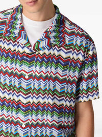 MISSONI Missoni Men Zigzag Button-Up Shirt