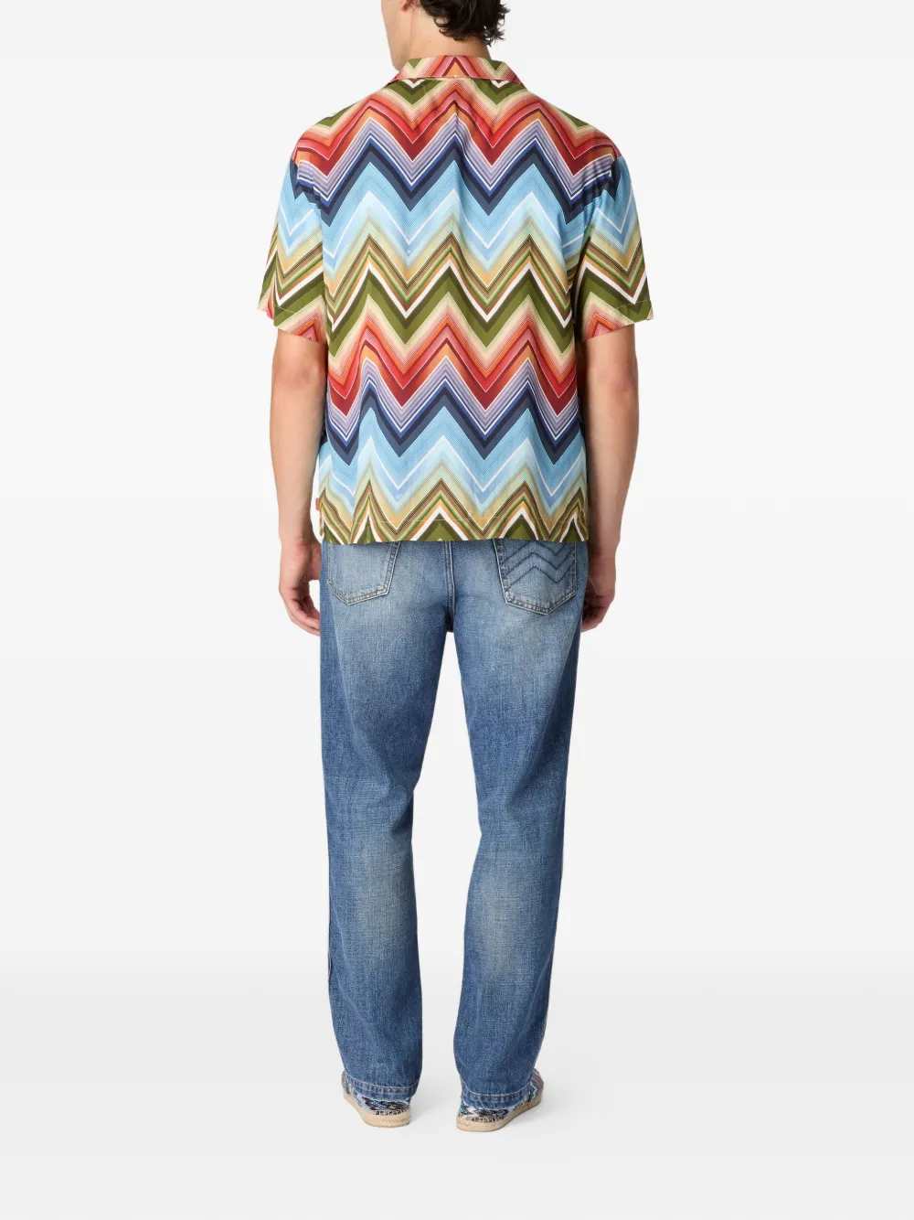 Missoni Men Zigzag Pattern Shirt
