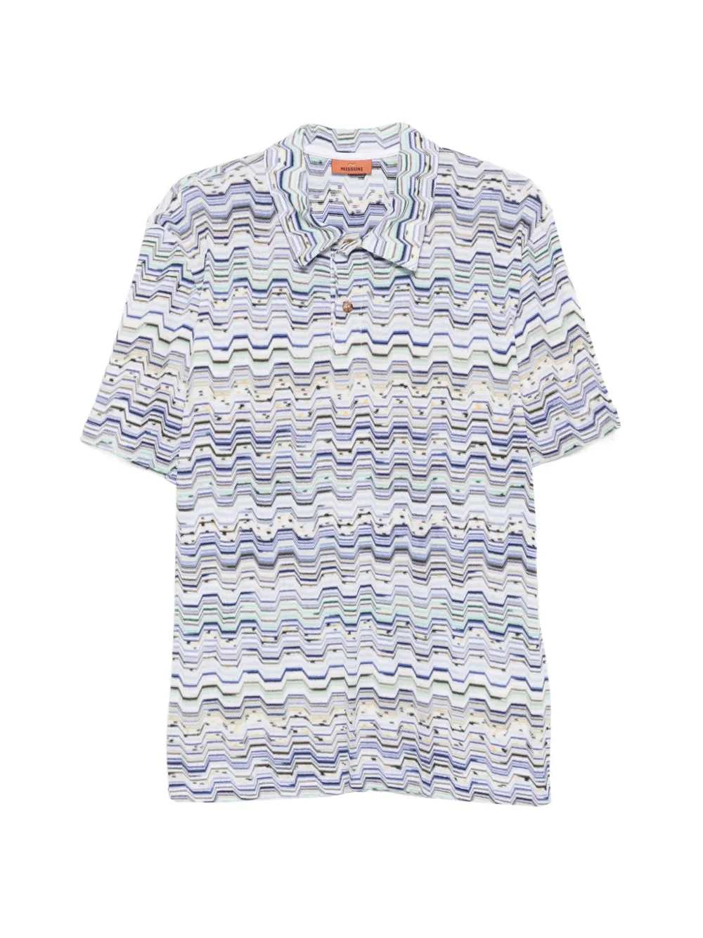MISSONI Missoni Men Zigzag Polo