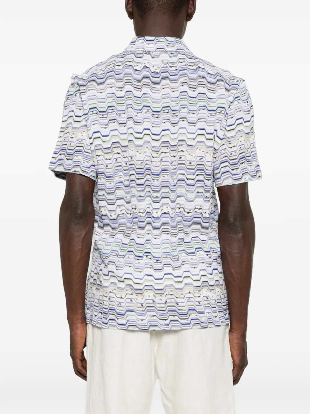MISSONI Missoni Men Zigzag Polo