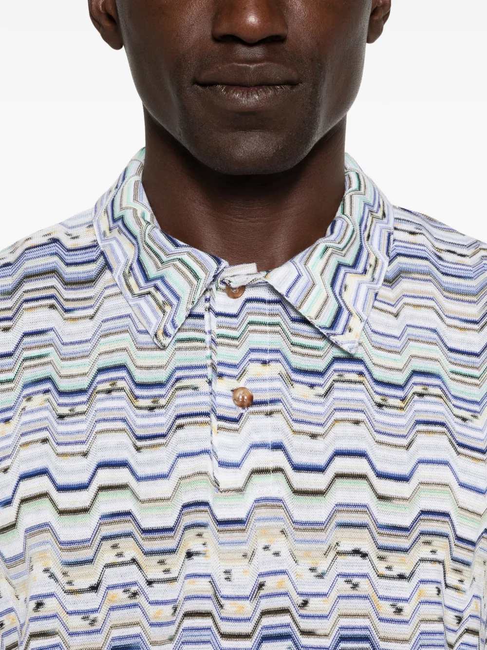 MISSONI Missoni Men Zigzag Polo