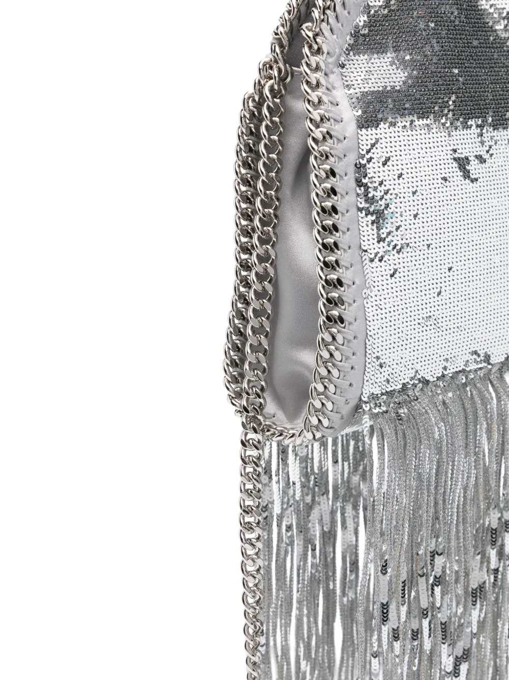 Stella Mccartney Women Falabella Mini Tote Bag With Fringe