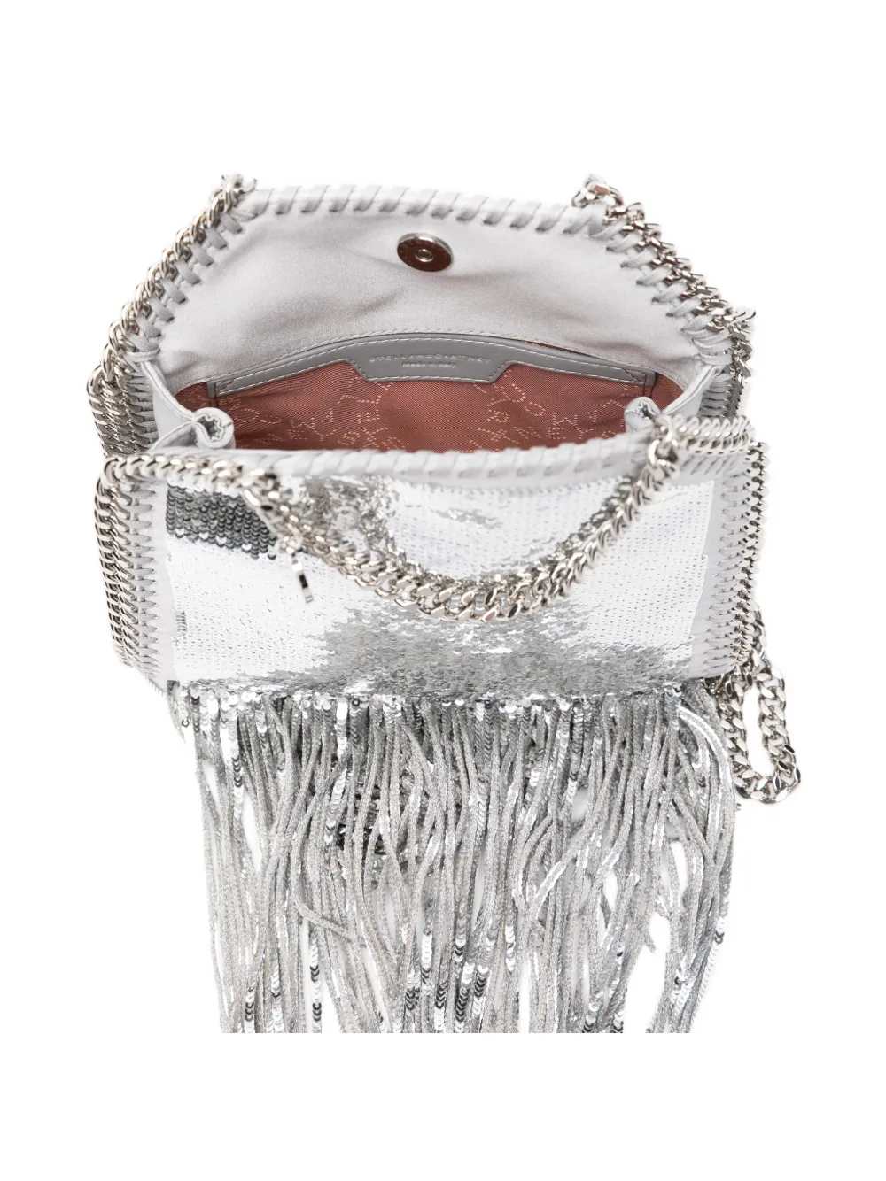Stella Mccartney Women Falabella Mini Tote Bag With Fringe