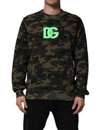 Dolce & Gabbana Dolce & Gabbana Multicolor Camouflage Men Sweatshirt  Men's Sweater