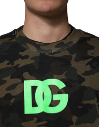 Dolce & Gabbana Dolce & Gabbana Multicolor Camouflage Men Sweatshirt  Men's Sweater