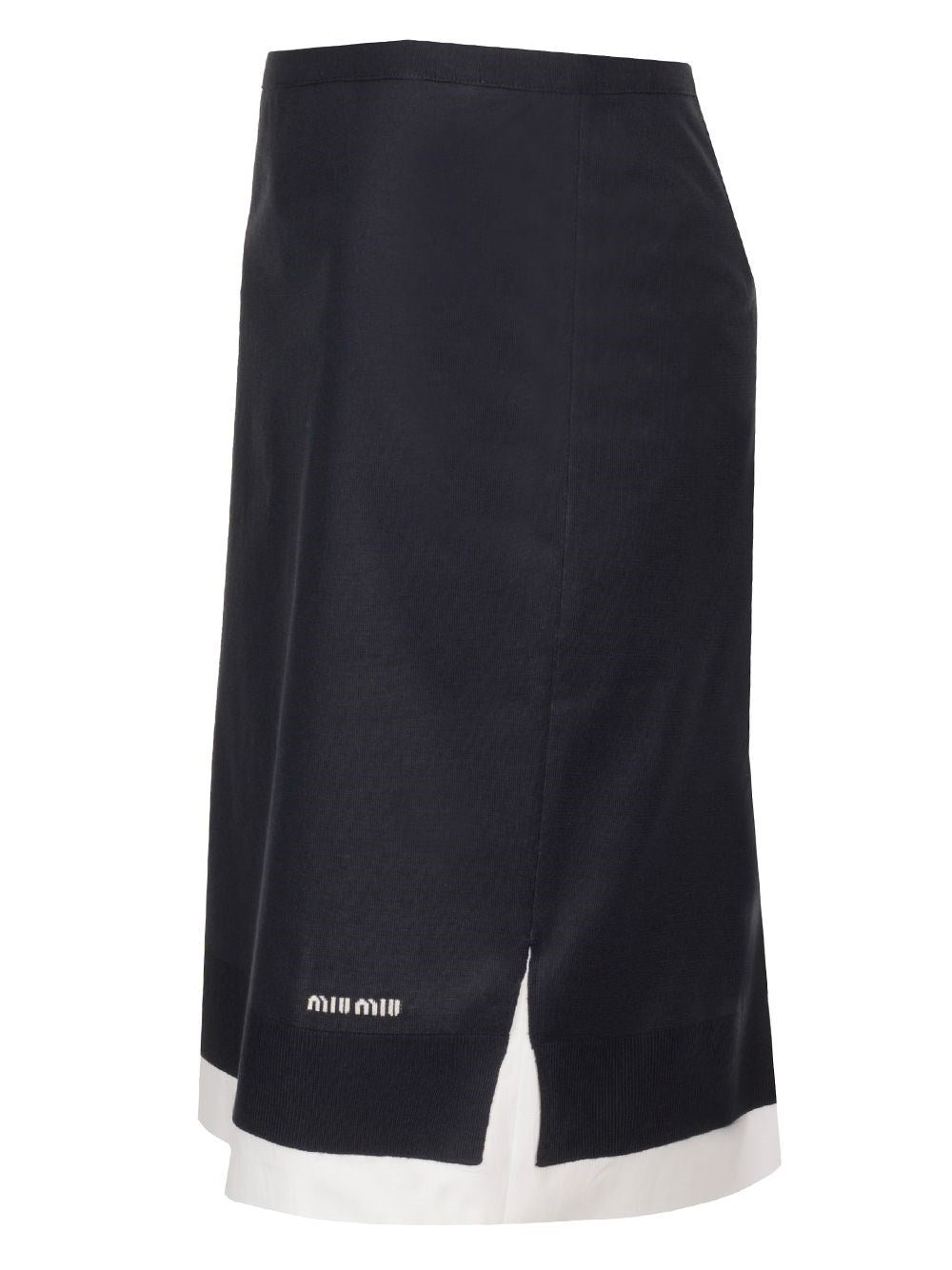 Miu Miu Women Knitted Knee-Length Skirt