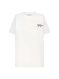 THE ATTICO The Attico Women White And Multicolored T-Shirt