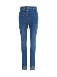 VALENTINO Valentino Women Fitted Jeans With Lace Details