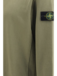 Stone Island Men Crewneck Cotton Sweatshirt