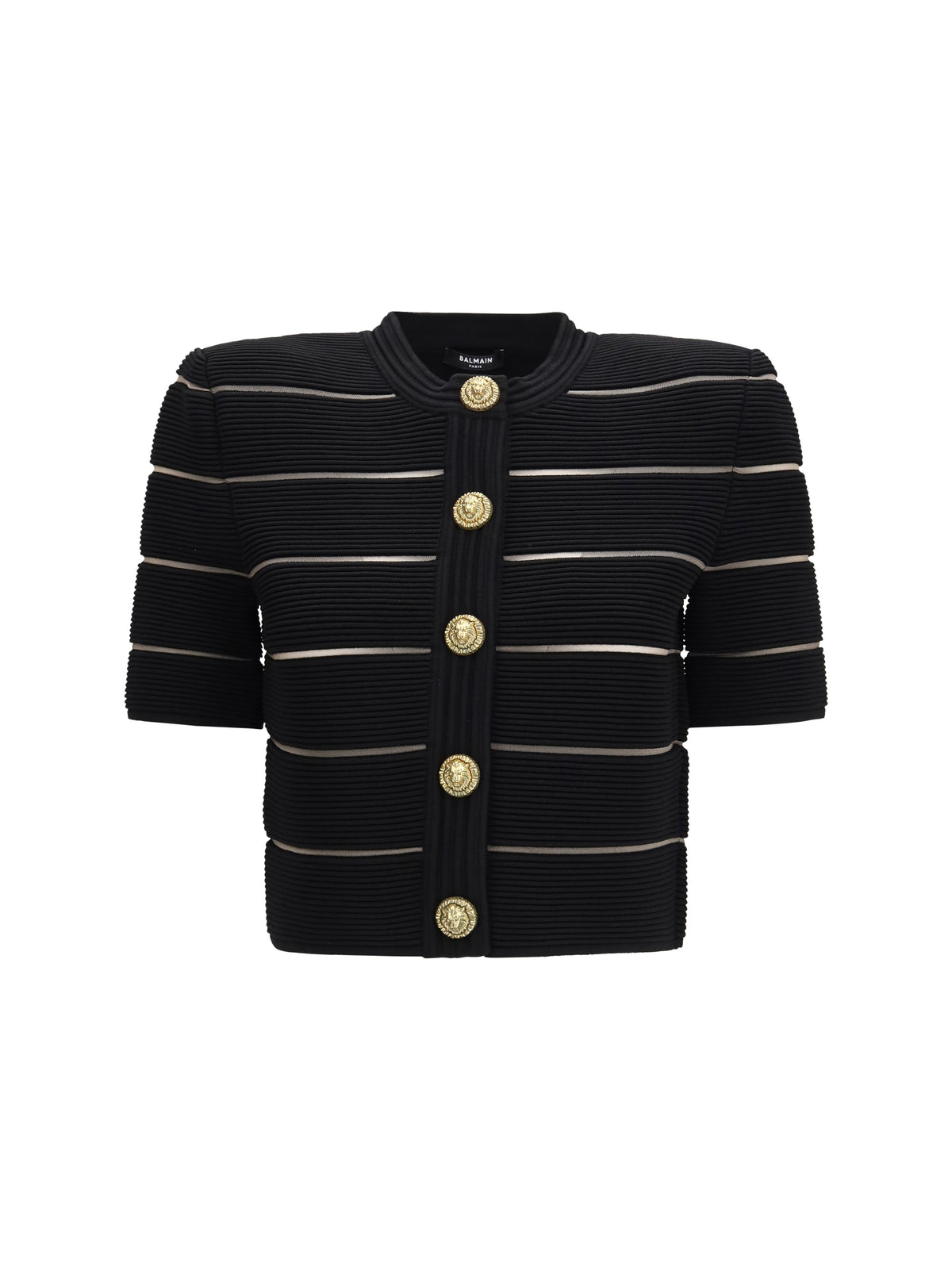 BALMAIN Balmain Women Short-Sleeved Buttoned Cardigan