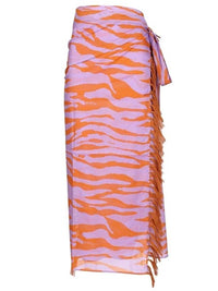 The Attico Women Animal Print Pareo