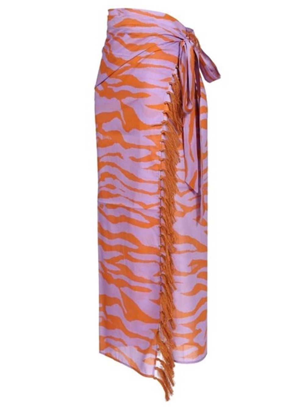 The Attico Women Animal Print Pareo