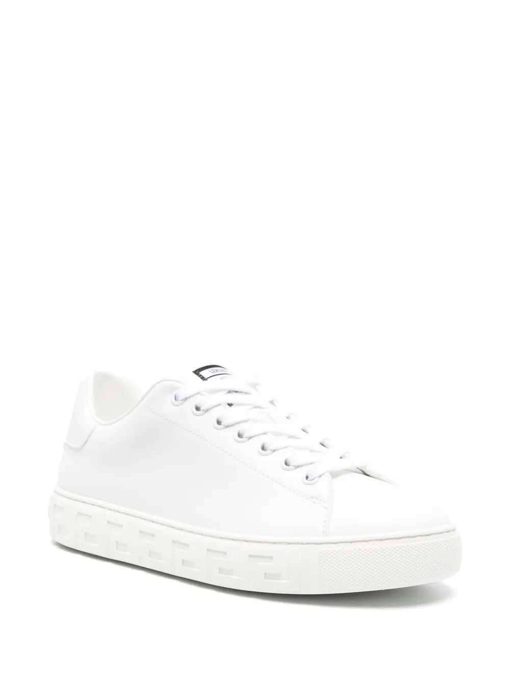 VERSACE Versace Women Greca Print Leather Sneakers