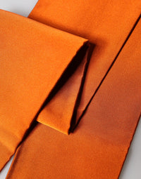 Dolce & Gabbana Orange Silk Fringes Neck Wrap Foulard Men's Scarf