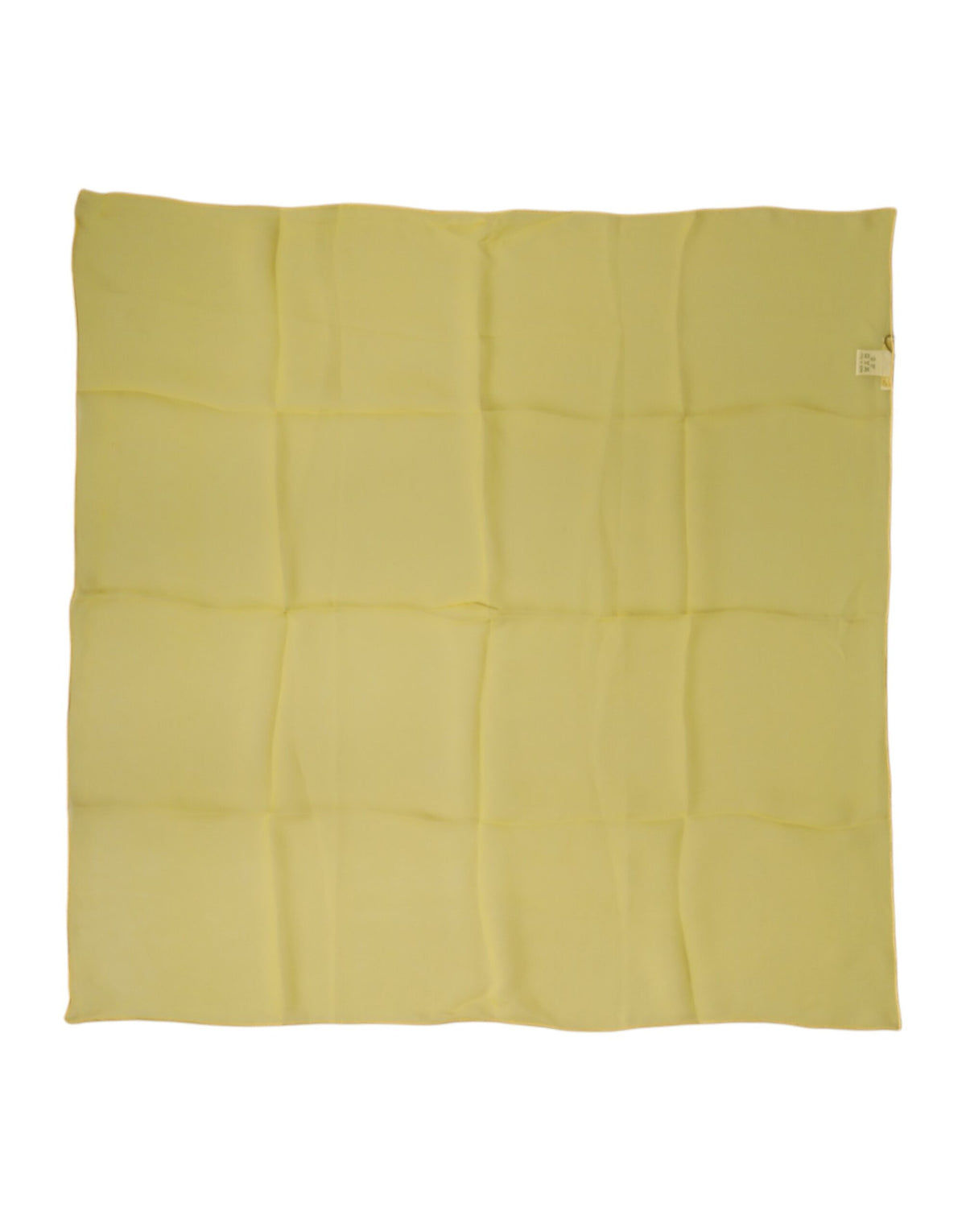 Dolce & Gabbana Yellow Silk Neck Wrap Square Foulard Women's Scarf