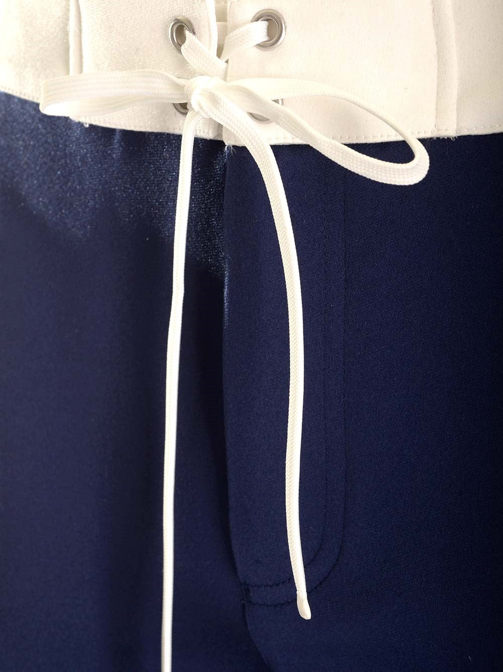 Miu Miu Miu Miu Women Blue Satin Bermuda Shorts